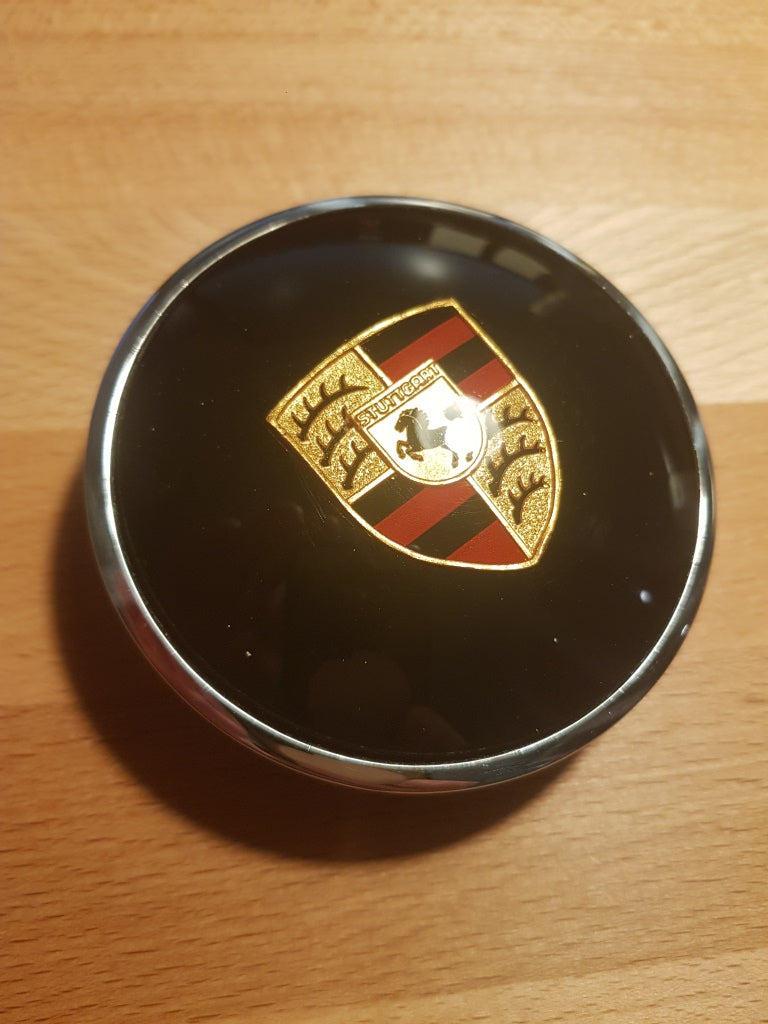 'USED' Porsche Stuttgart Crest logo Steering Wheel Horn Button Push - 356 A and Pre A