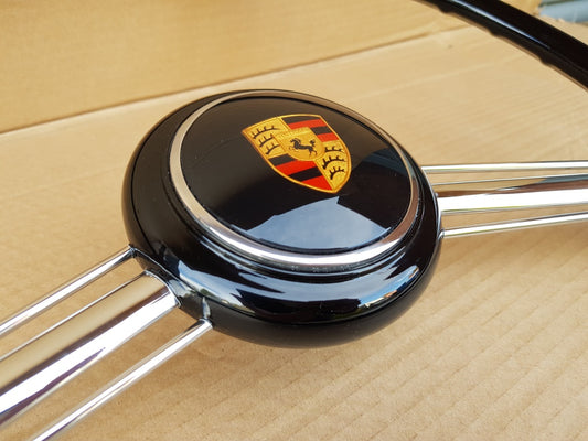 'USED' Porsche Stuttgart Crest logo Steering Wheel Horn Button Push - 356 A and Pre A