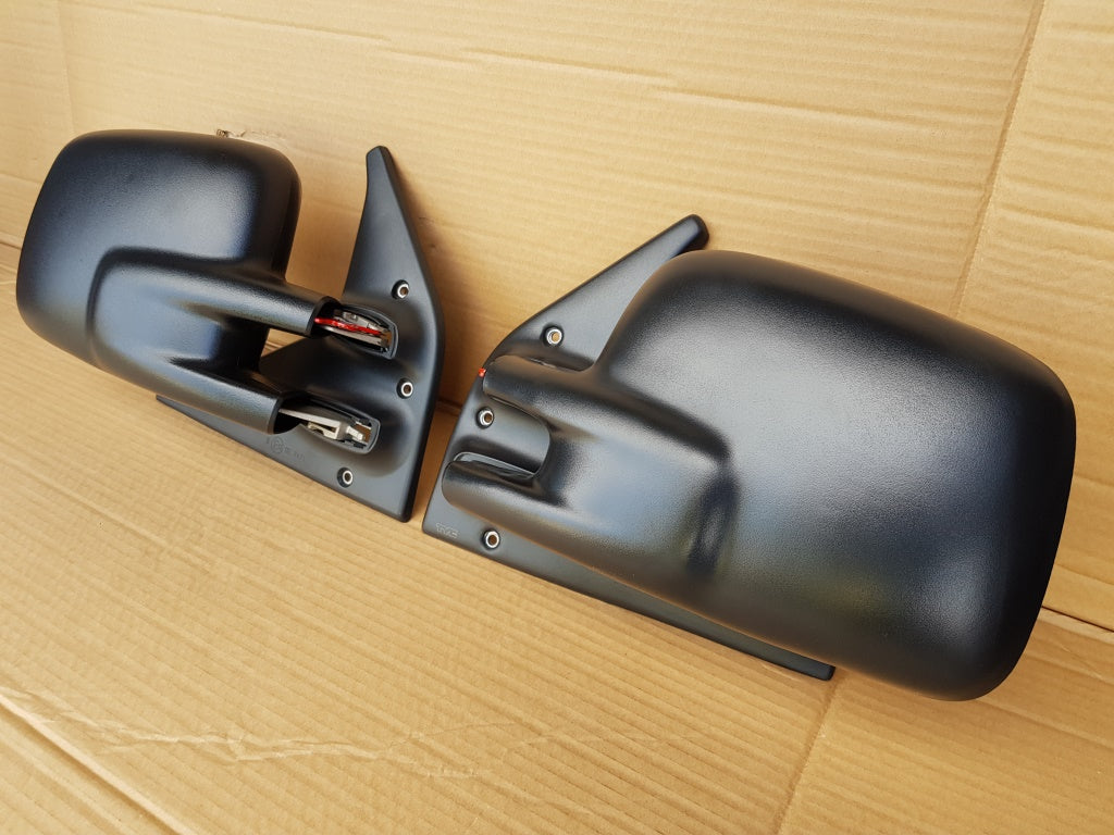 VW T4 Transporter Caravelle Cab Door Wing Mirror Matched Wide Symmetrical Pair