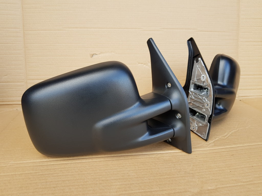 VW T4 Transporter Caravelle Cab Door Wing Mirror Matched Wide Symmetrical Pair