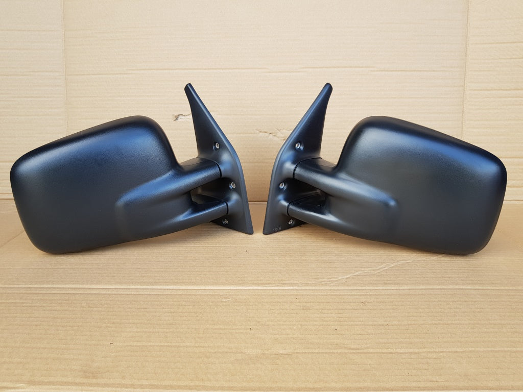 VW T4 Transporter Caravelle Cab Door Wing Mirror Matched Wide Symmetrical Pair