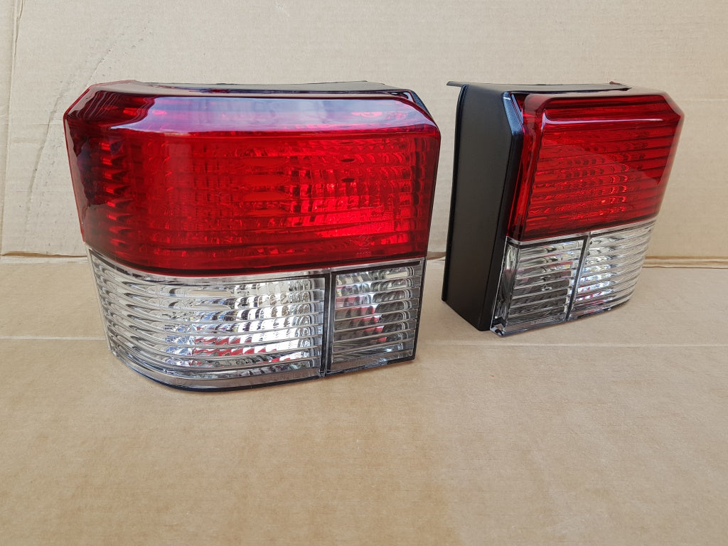 VW T4 Transporter Caravelle Camper Back Rear Tail Light Lamp RED / CLEAR
