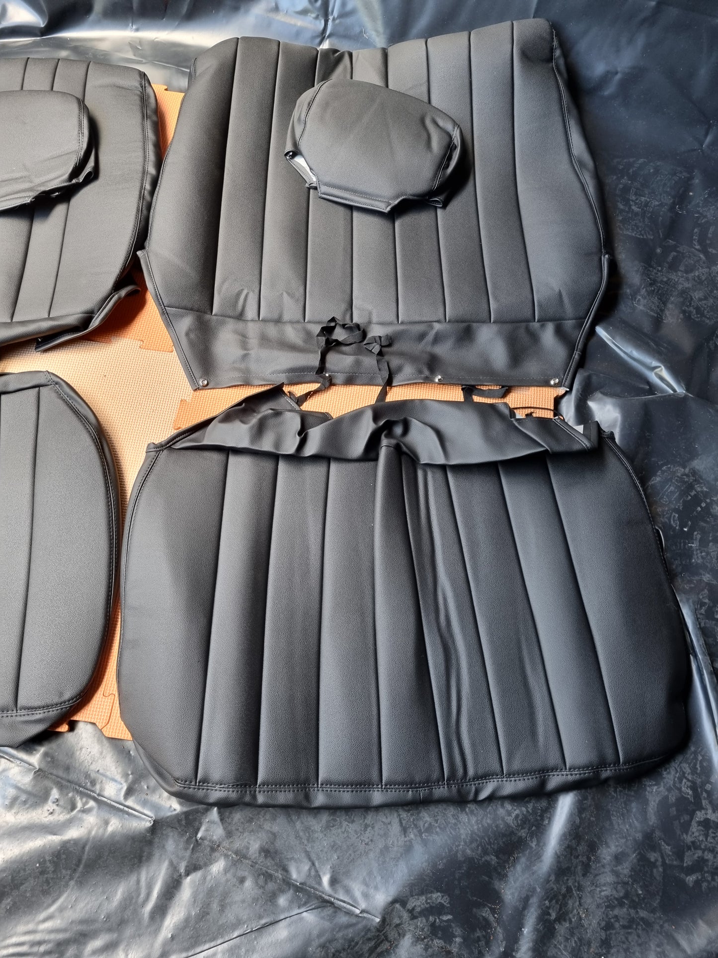 VW Splitscreen Bus Camper Van easy fit front seat cover set