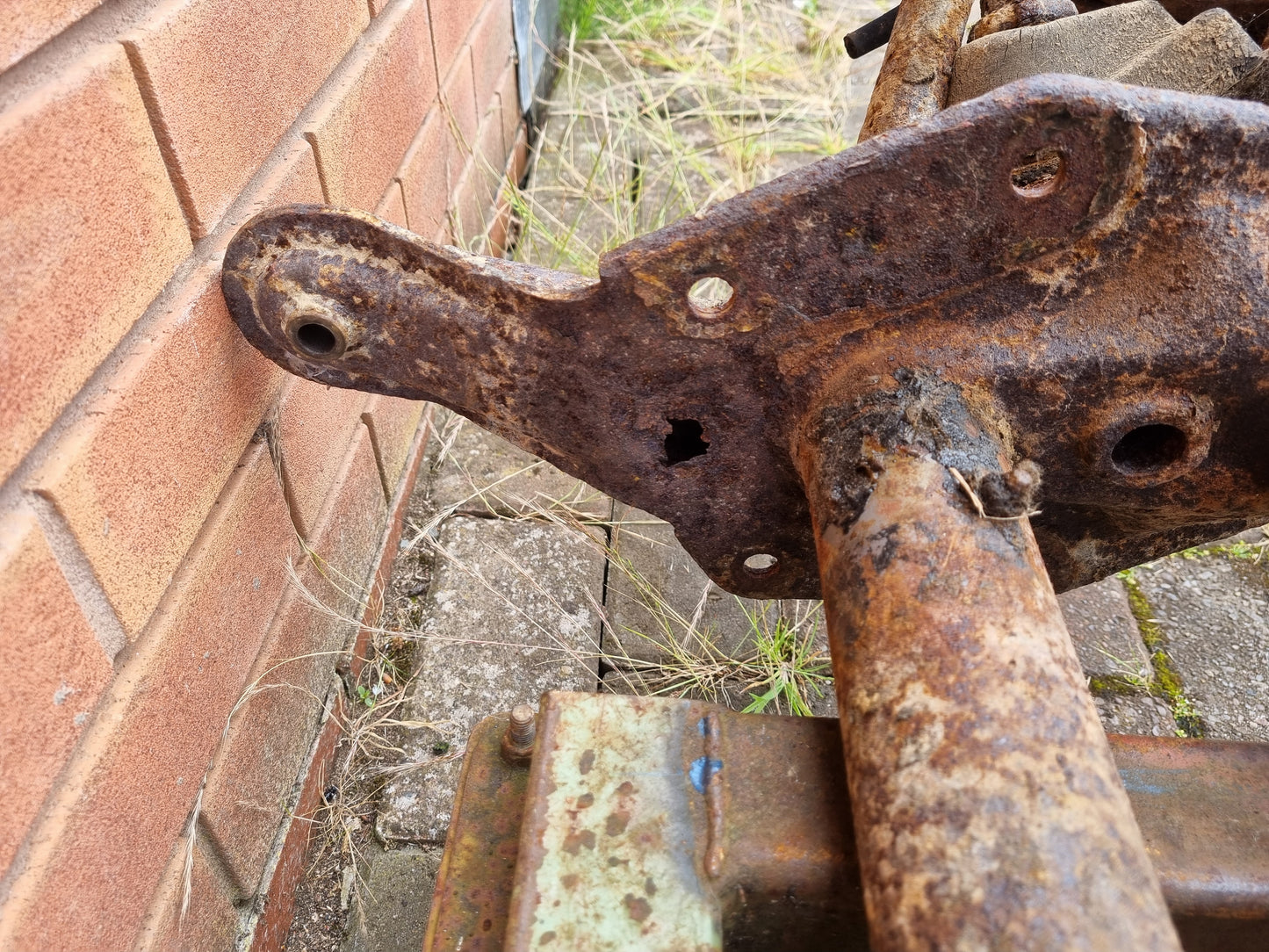 Vw splitscreen bus camper van front axle complete drum to drum beam inc spindles