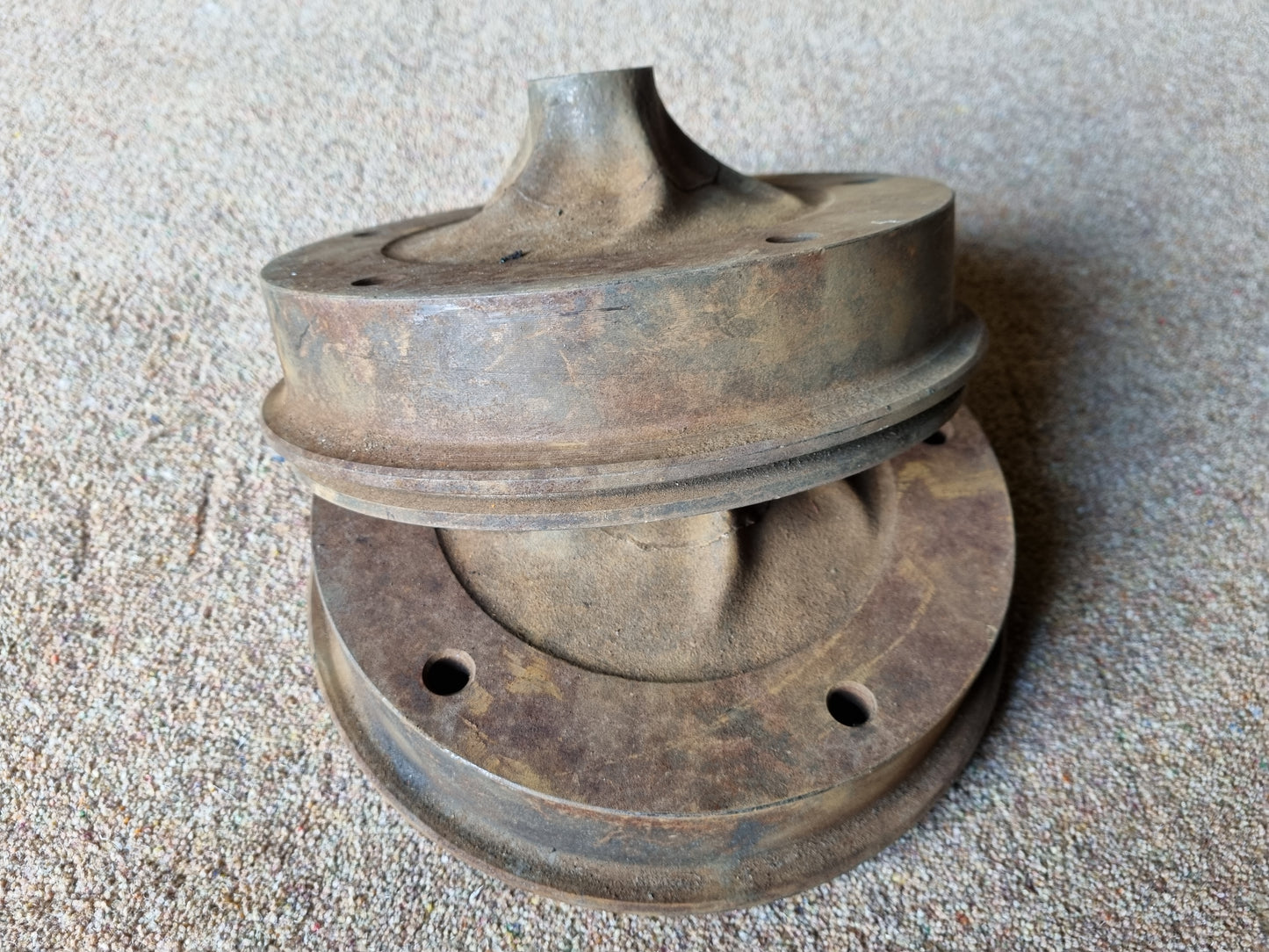 Genuine VW NOS Type 2 T1 Splitscreen Rear Brake drum pair wide 5x205 Trekker 181