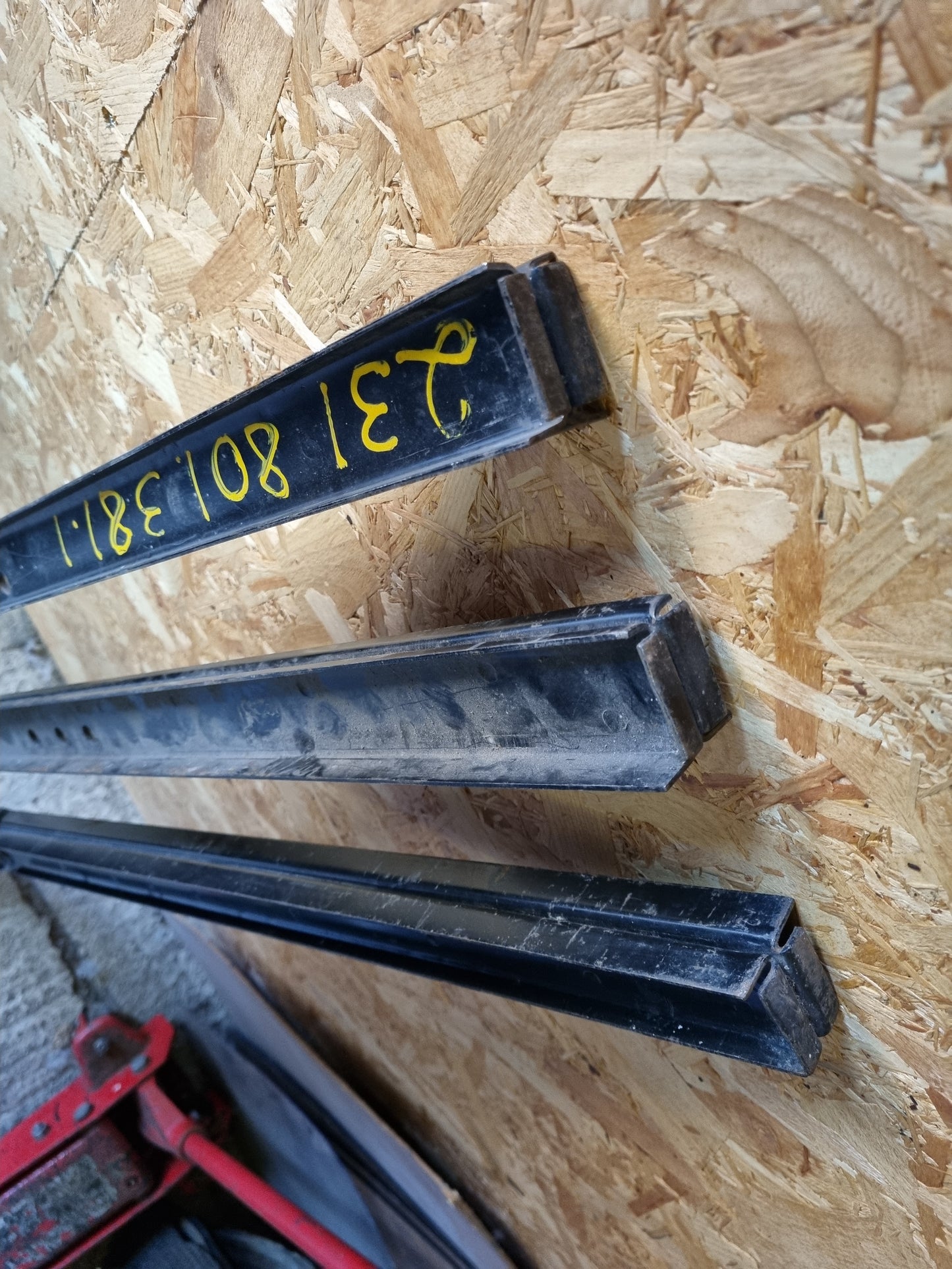 3x NOS VW Type 2 Splitscreen Bay Bus Repair panels Floor support I section beam