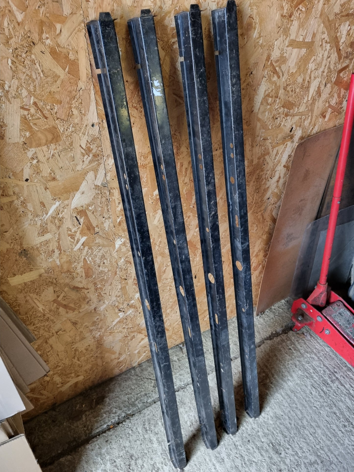 4x NOS VW Type 2 Splitscreen Bay Bus Repair panels Floor support Top Hat section