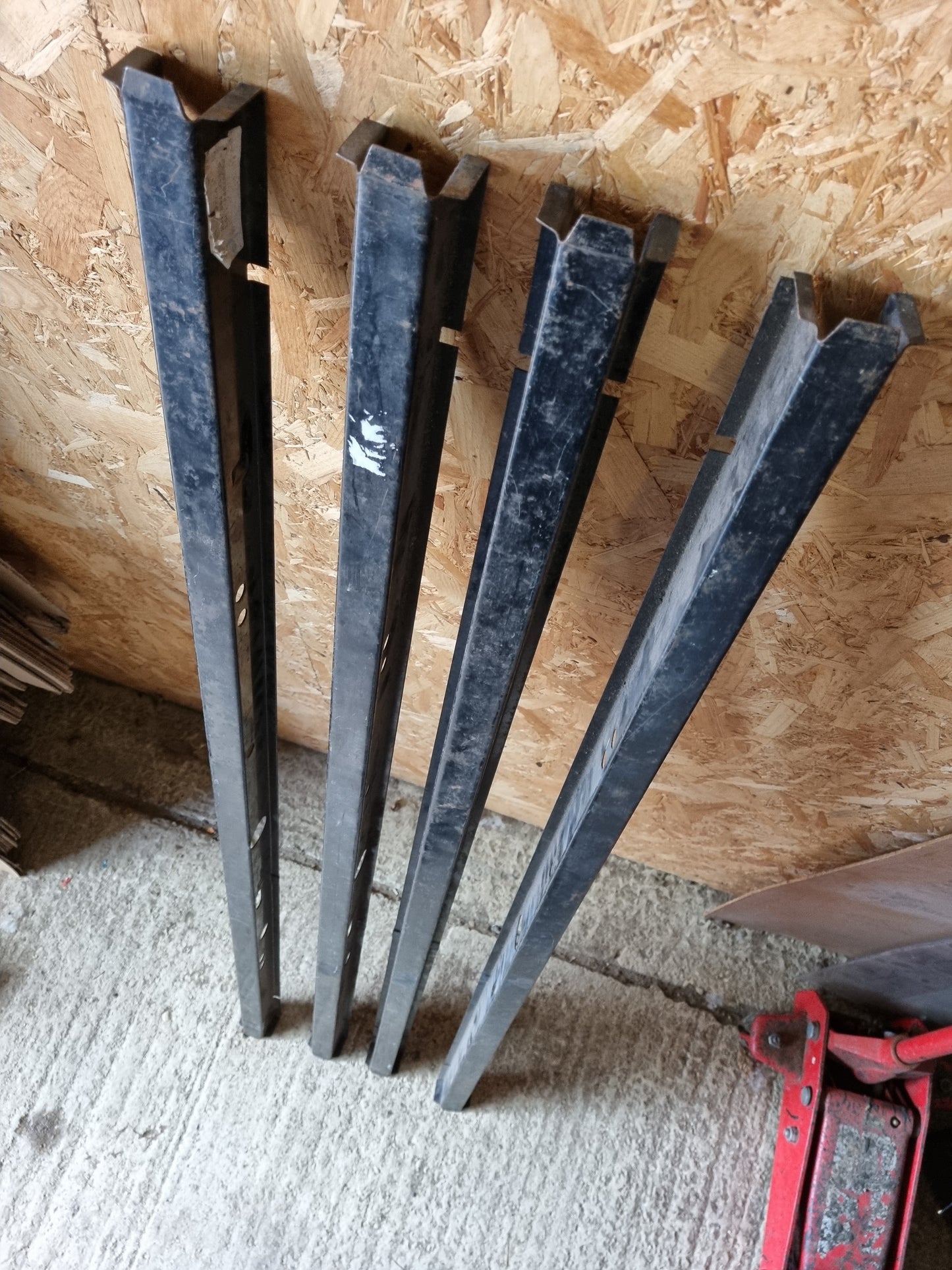 4x NOS VW Type 2 Splitscreen Bay Bus Repair panels Floor support Top Hat section