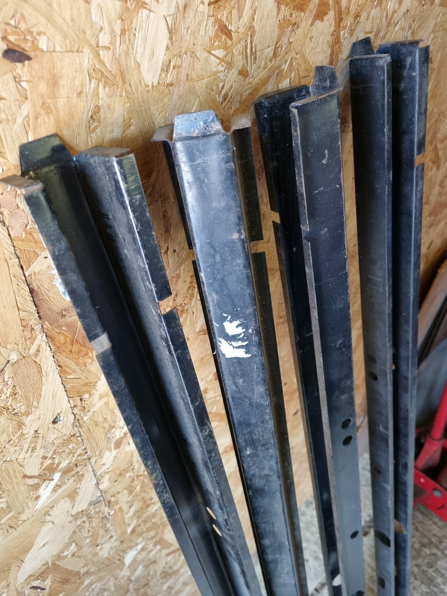 4x NOS VW Type 2 Splitscreen Bay Bus Repair panels Floor support Top Hat section