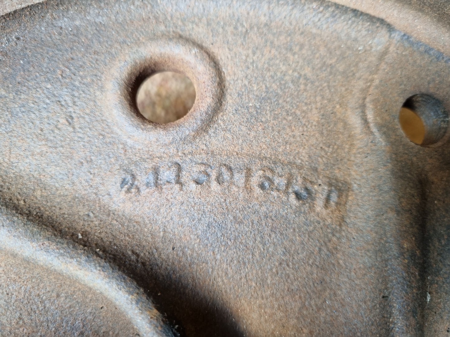 Genuine VW NOS Type 2 T1 Splitscreen Rear Brake drum wide 5x205 - 1963 Only Bus