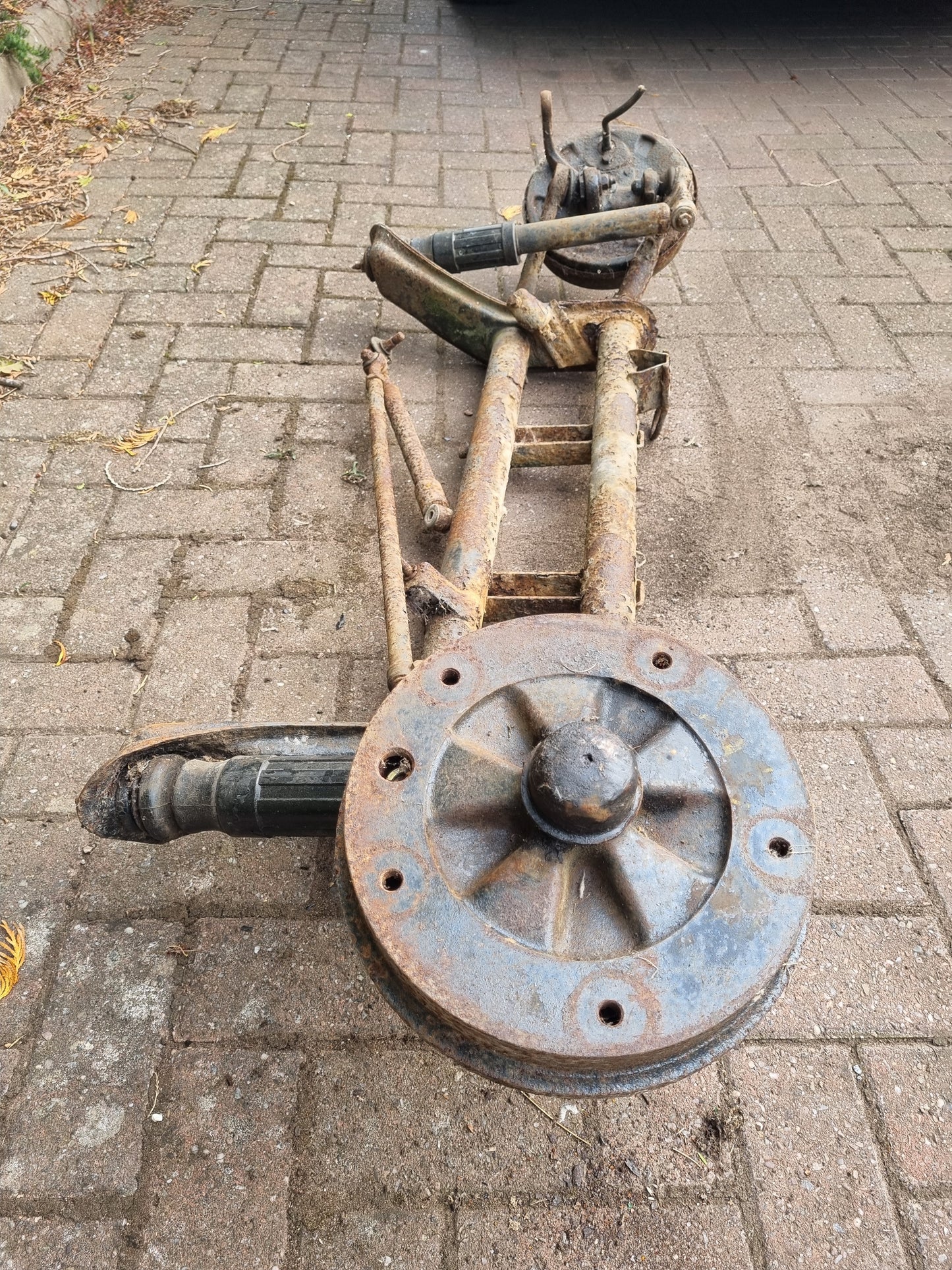 VW wide five 205x5 brake upgrade front rear axle complete 65-67 Bug beam gearbox