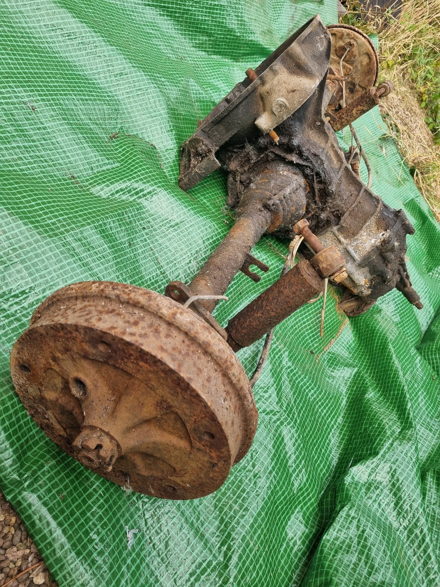 VW wide five 205x5 brake upgrade front rear axle complete 65-67 Bug beam gearbox