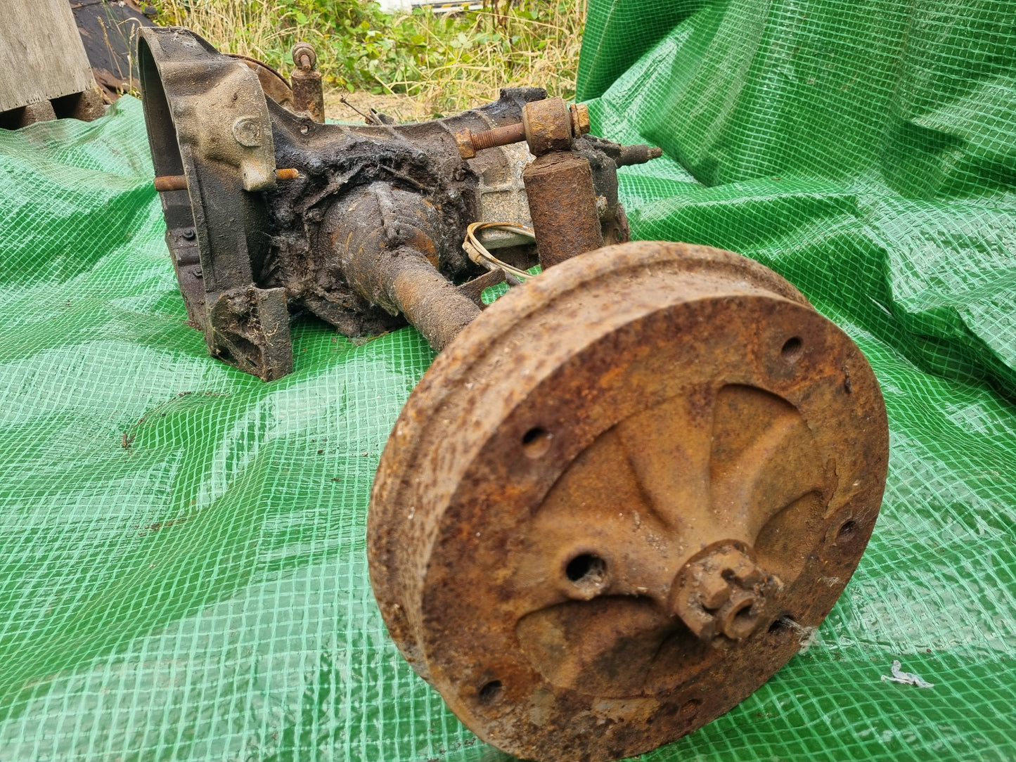 VW wide five 205x5 brake upgrade front rear axle complete 65-67 Bug beam gearbox