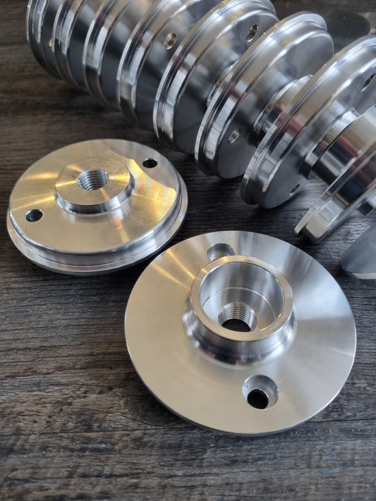 VW Porsche Type 4 sump plate for M14 oil temperature sender