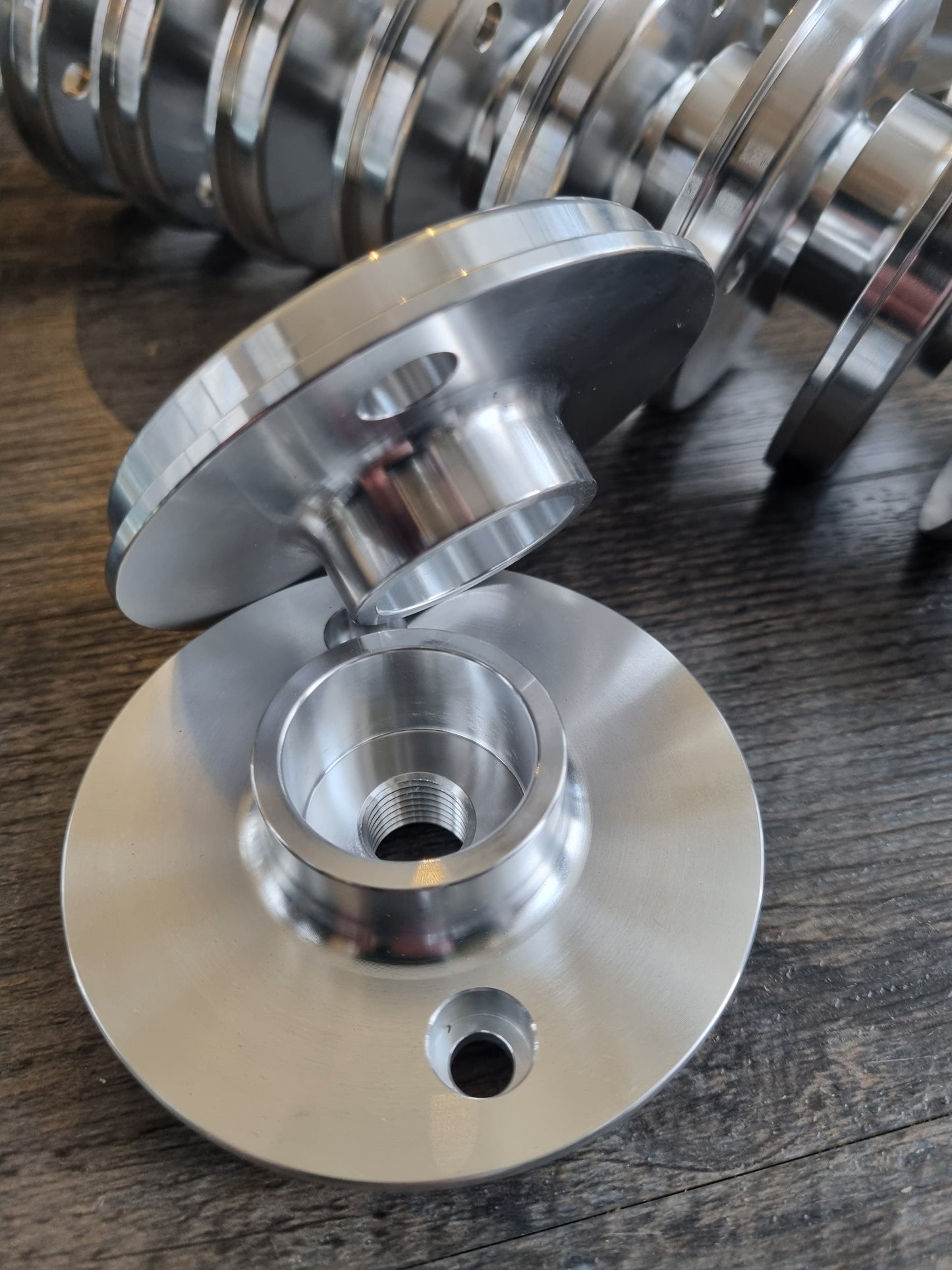 VW Porsche Type 4 sump plate for M14 oil temperature sender