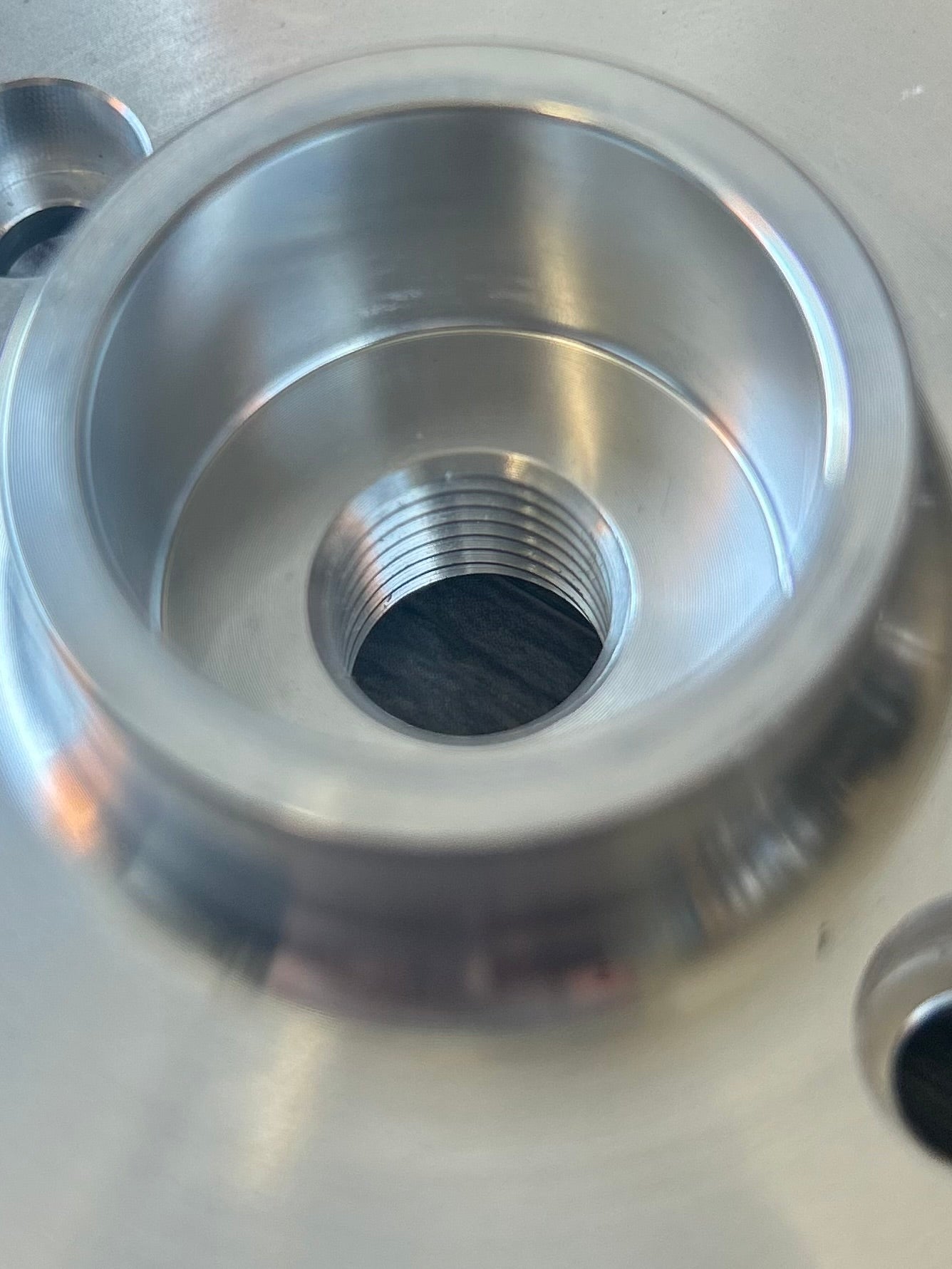 VW Porsche Type 4 sump plate for M14 oil temperature sender