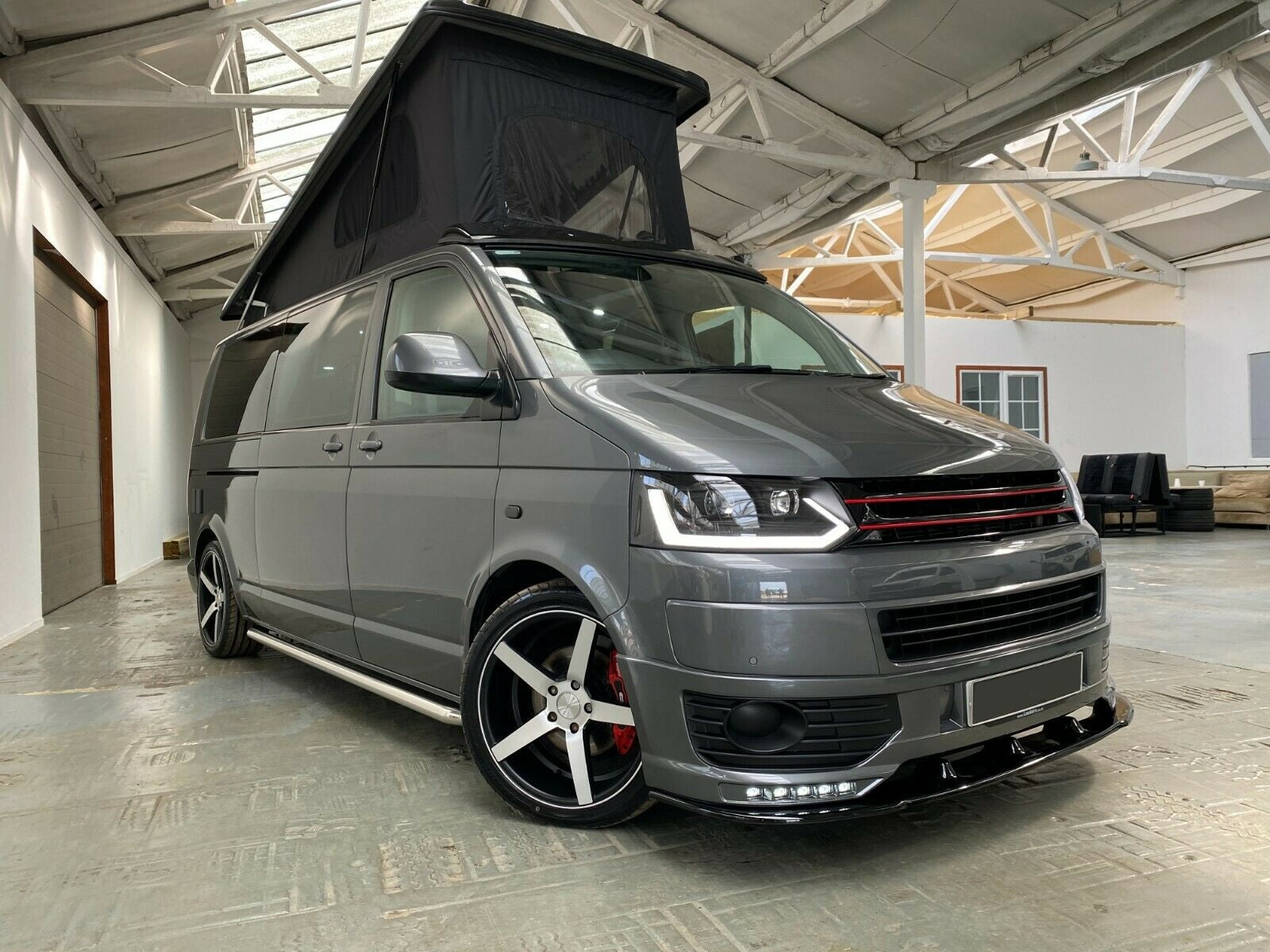 VW T5 Pre-Facelift LED Headlights – Chrome DRL Sequential Indicators By TransporterHQ