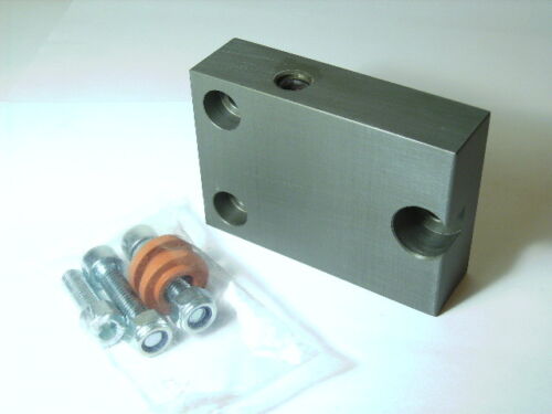 Oil cooler bypass block off cover plate kit
