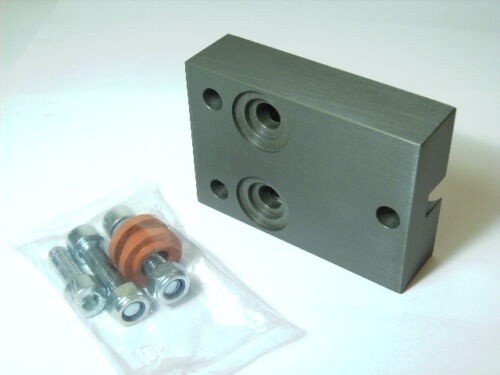 Oil cooler bypass block off cover plate kit